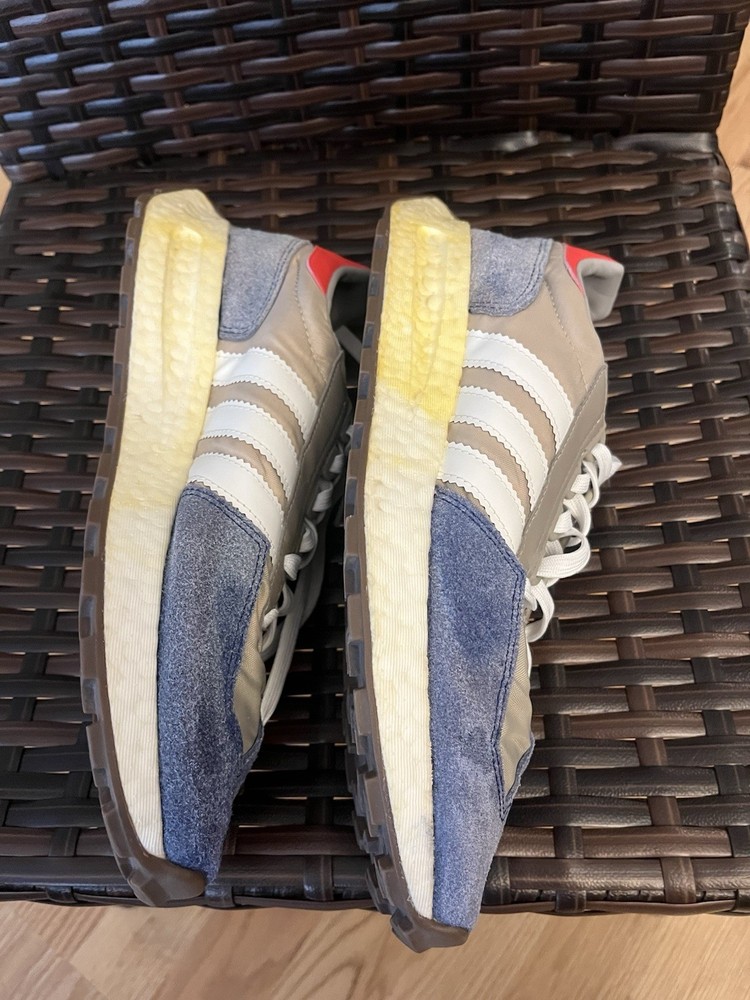 Size 10 - Adidas Boost Retropy E5 Red Navy