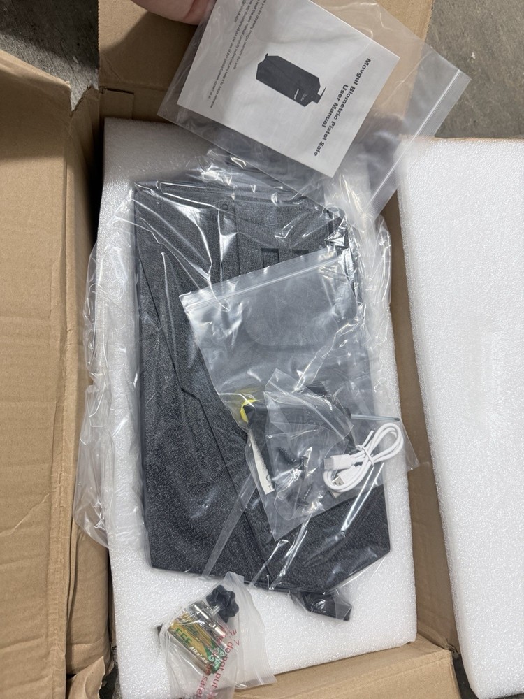 Gun Safe, Biometric Drop Down Bedside Black