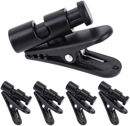 Headphone Cable Clips Clamp for Collar 5 Pack