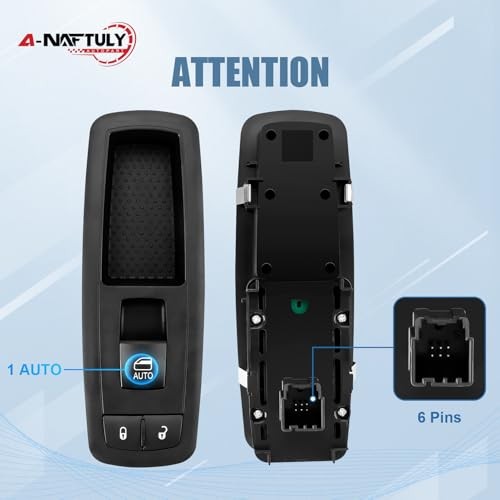Power Window Switch Front Passenger Side Compatible with 2015-2017 Chrysler