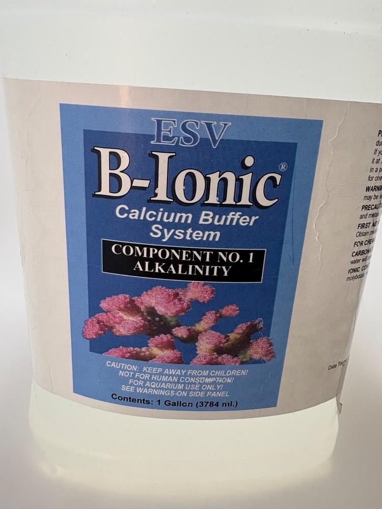 E.S.V. B-Ionic Calcium Buffer System Part 1 - 1 Gallon Alkalinity Refill