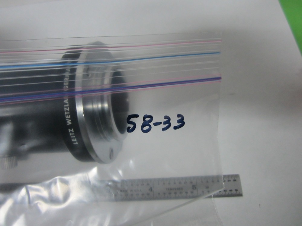 LEITZ GERMANY CAMERA PORT ADAPTER FOR MICROSCOPE OPTICS AS IS BIN#58-33