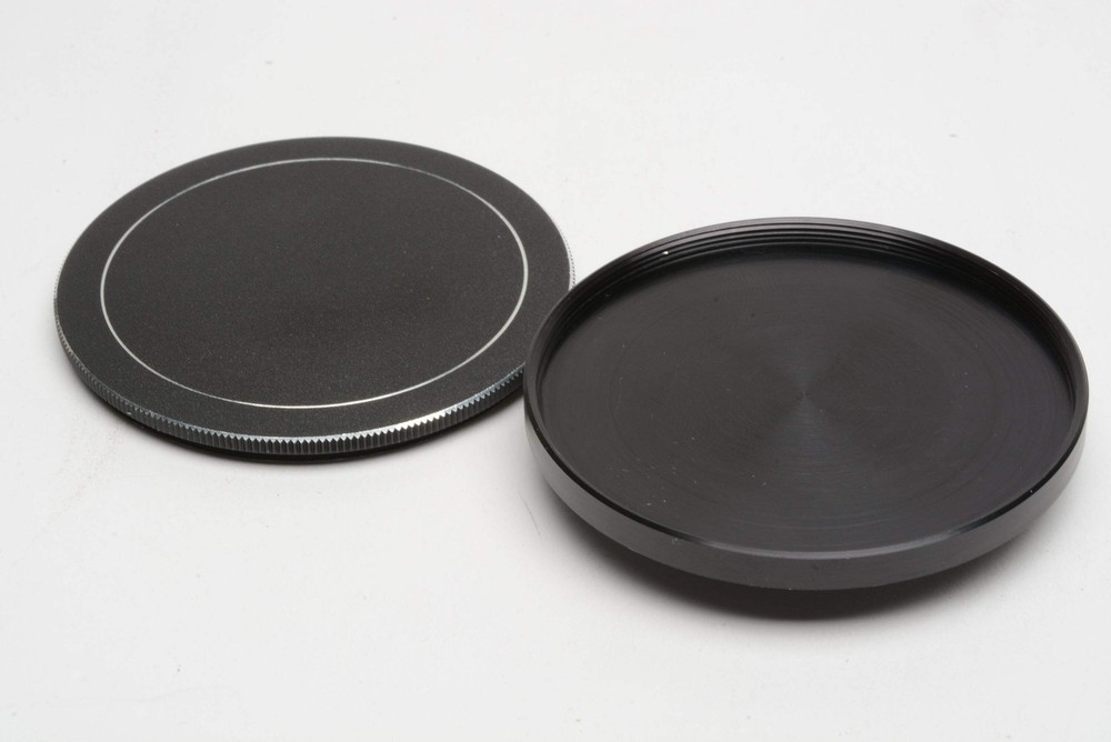 58mm metal filter stack stacker top and bottom pieces, clean