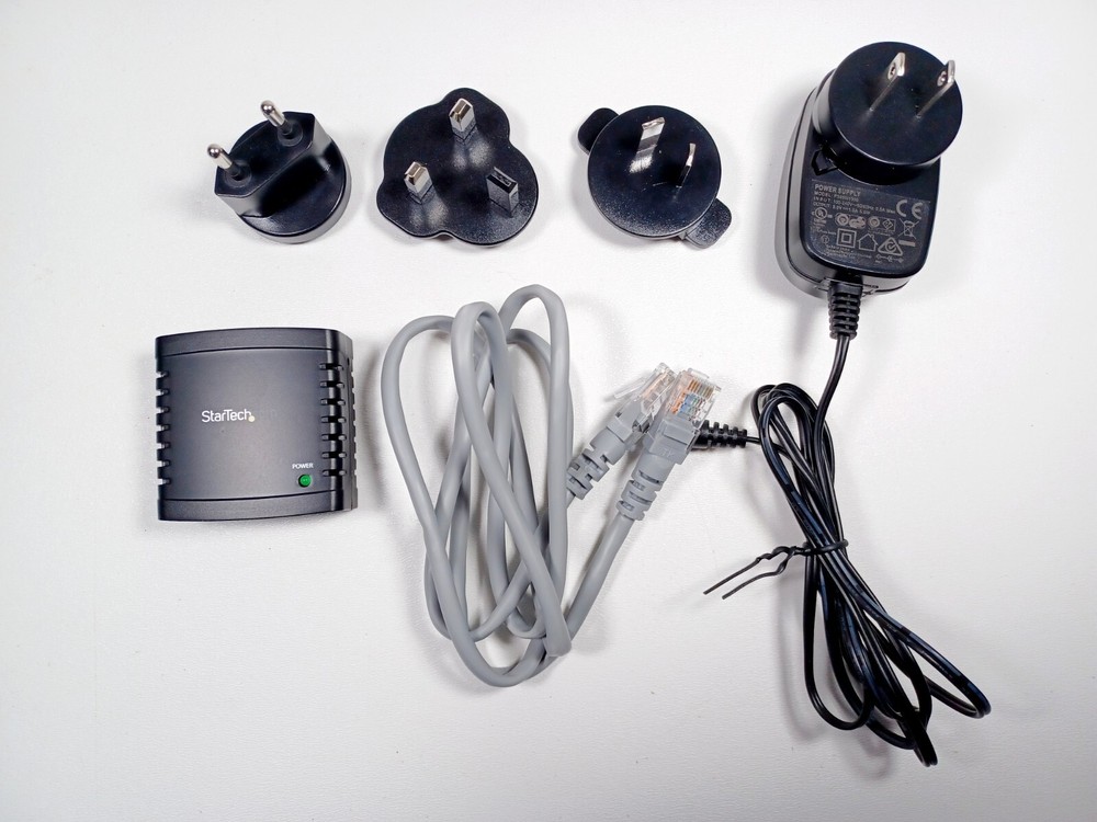 StarTech 10/100Mbps Ethernet to USB 2.0 Network LPR Print Server #PM1115U2