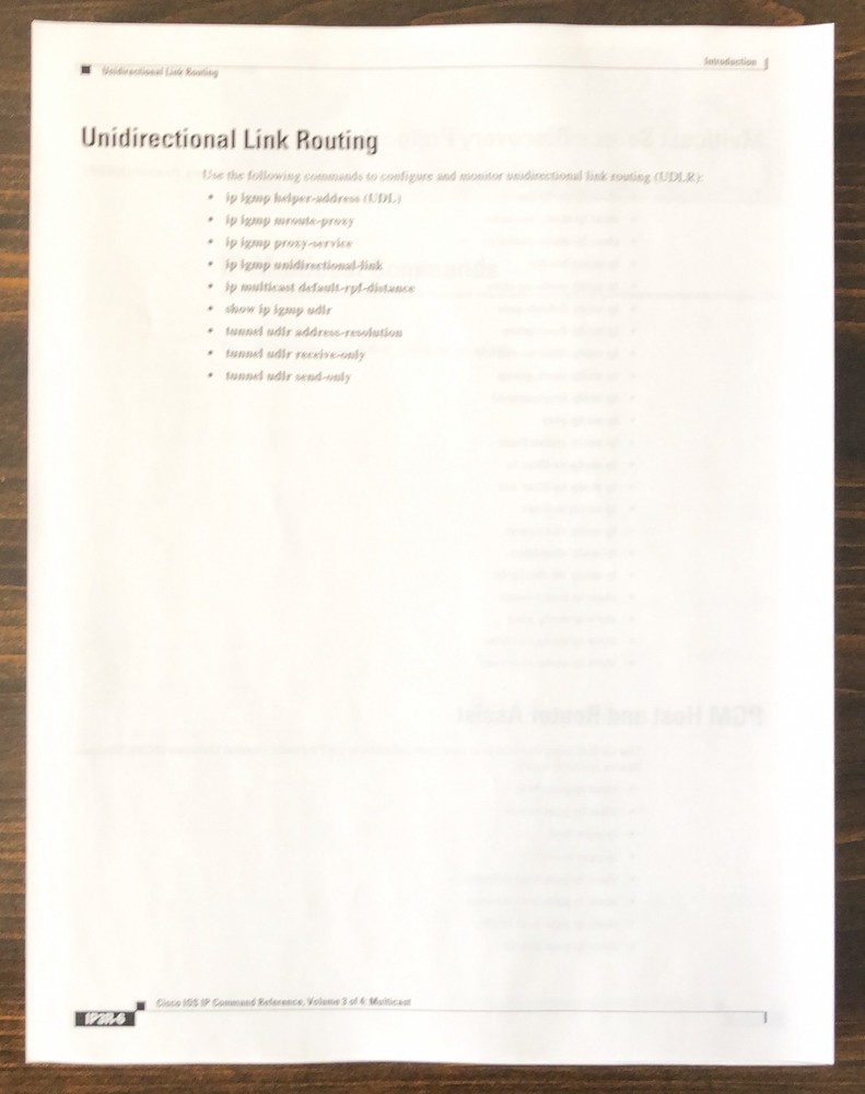 Cisco Systems - Cisco IOS IP Command Reference, Volume 3: Multicast (2003)