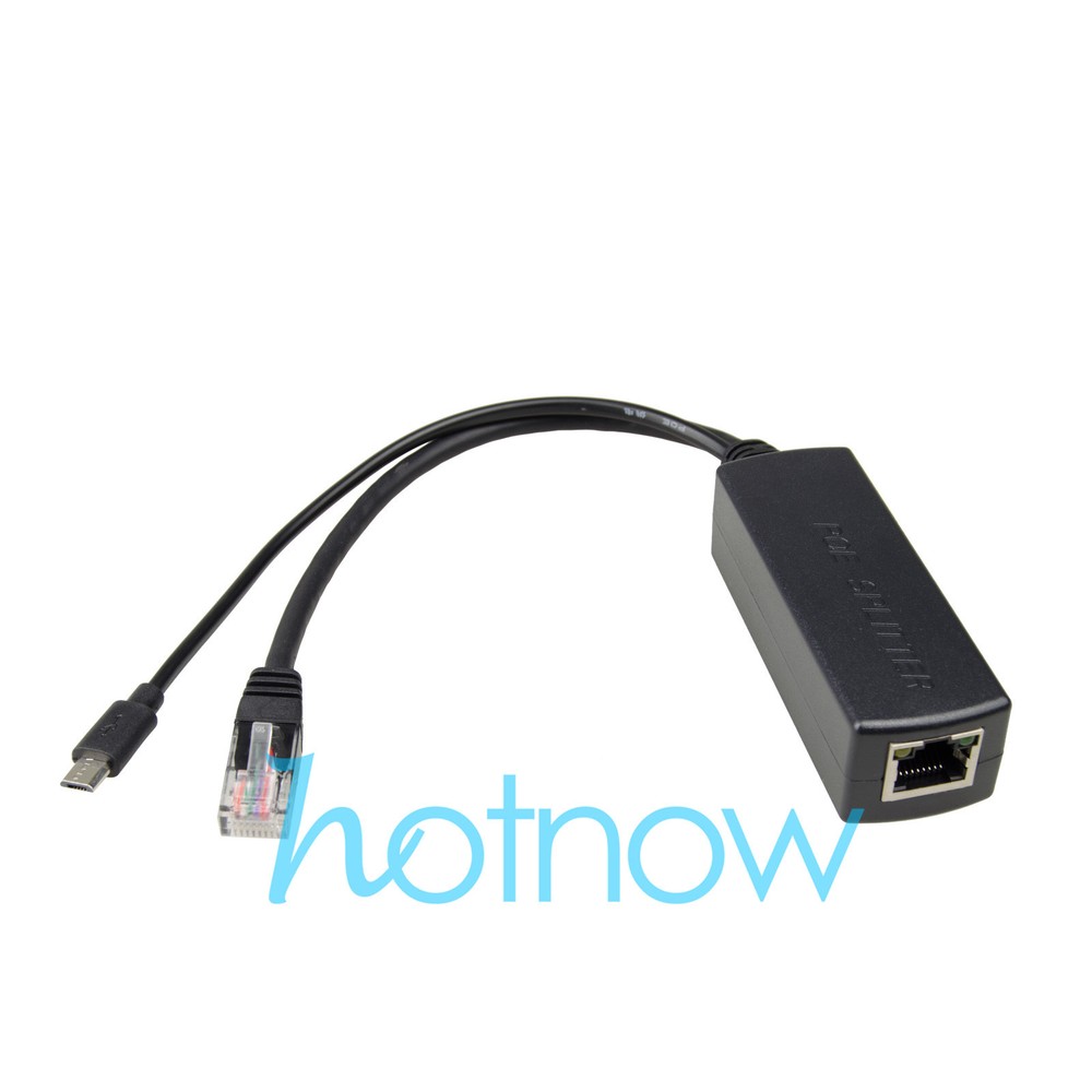 4pcs Gigabit Active PoE Splitter 5V Micro USB Raspberry Pi 3B Plus Jetson Nano