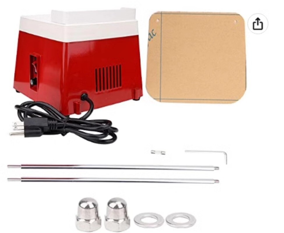 Red Grinding Table Small Sanding Machine Power Tools Dust Grinder Water Grinder