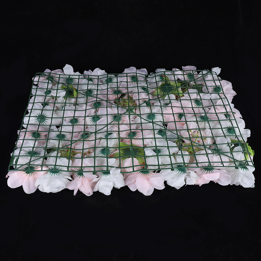 6pcs 60 x 40cm Artificial Rose Hydrangea Flower Wall Panel Wedding Venue Decor