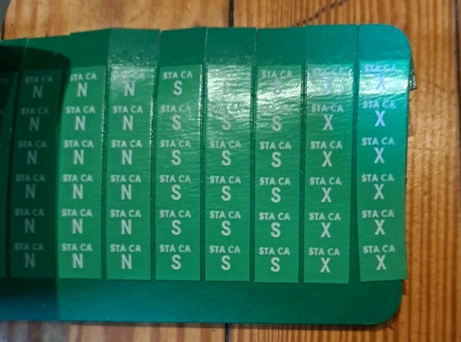 Vintage New Jersey Bell E-Z Code Identification Label Book Thomas & Betts READ