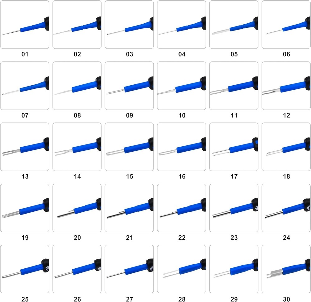 30 PCS Universal Terminal Release Kit, Electrical Removal...