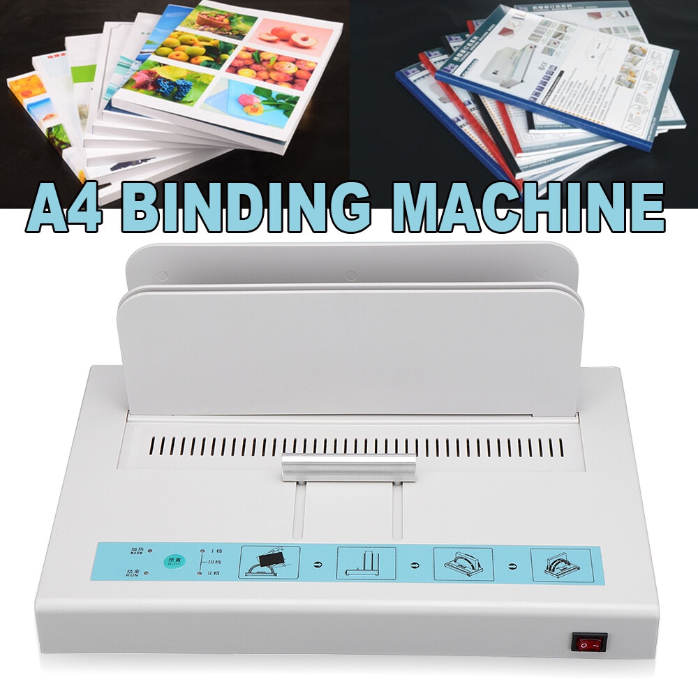 110V Paper Binding Machine Electric Book Automatic Binder Thermal Binding Machin