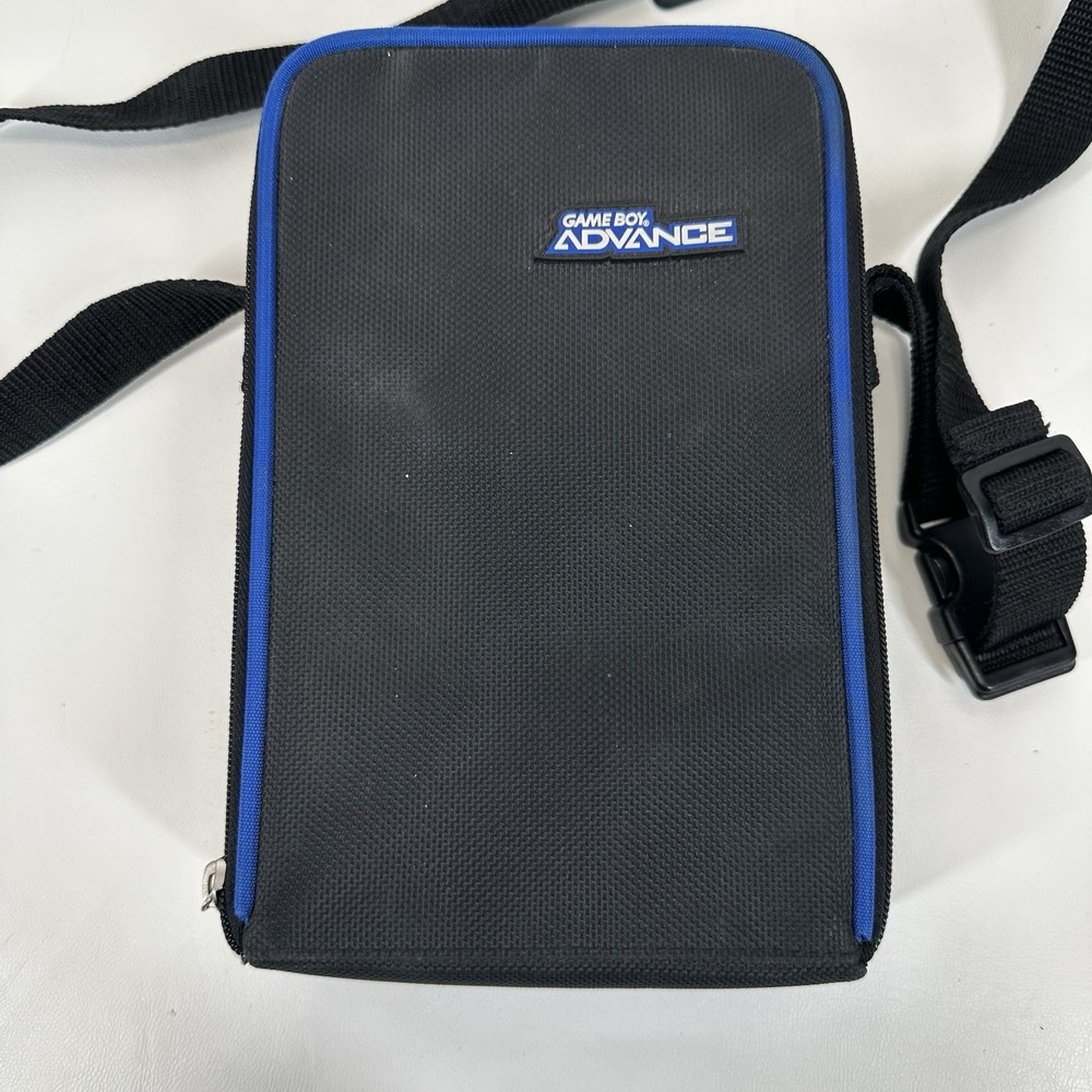 Game Boy Advance Black Shoulder Carry Case with Insert Compartment