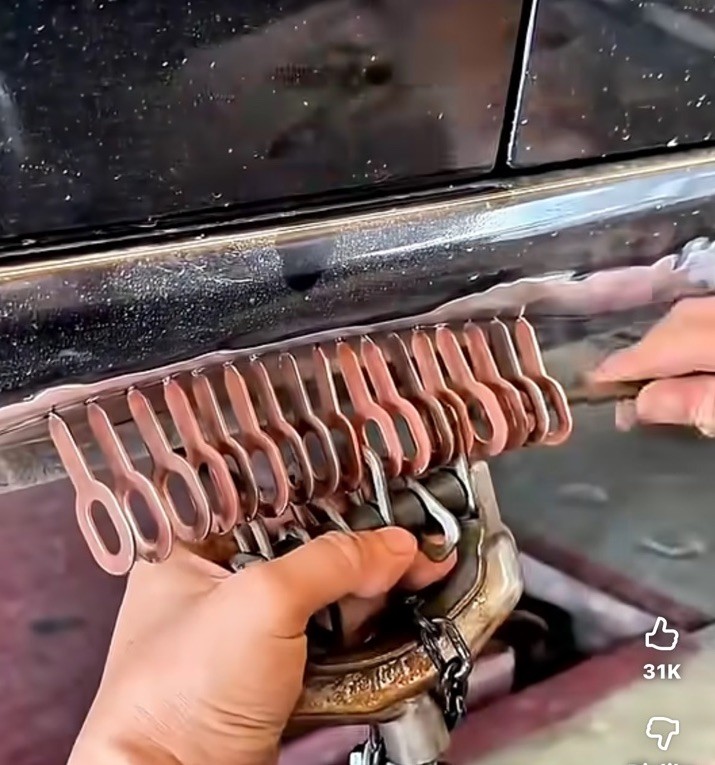 Auto Body Slide Hammer 7 Adjustable Finger Metal Pulling Claw Hook Dent Puller