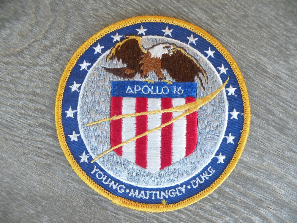 Original Vintage NASA / Apollo 16 Patch~4" Diameter
