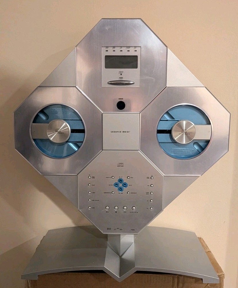 Sharper Image Double Automatic CD Player SO277 RARE Tested And Working! 📀