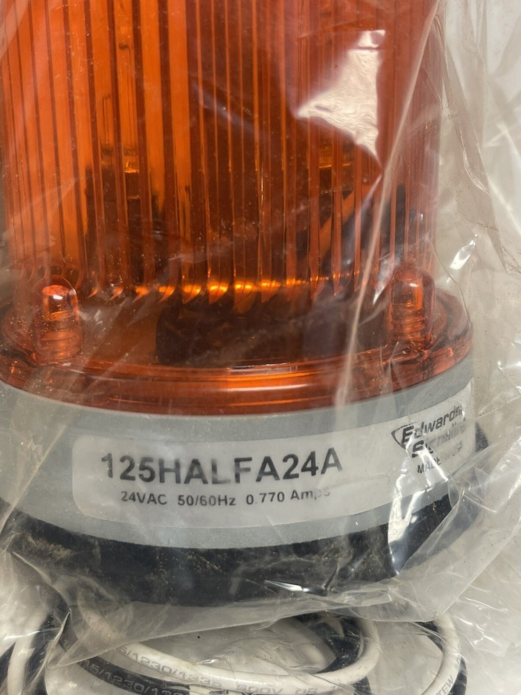 Edwards Signaling Light 125HALFA24A 24VAC