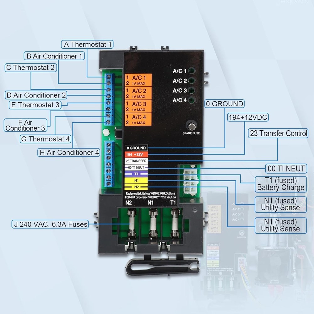 A0004499959 Transfer Switch Smart AC Module Load Generator Shed Module Replaceme
