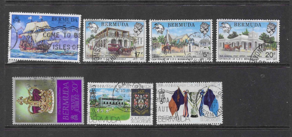 Bermuda selection used stamps