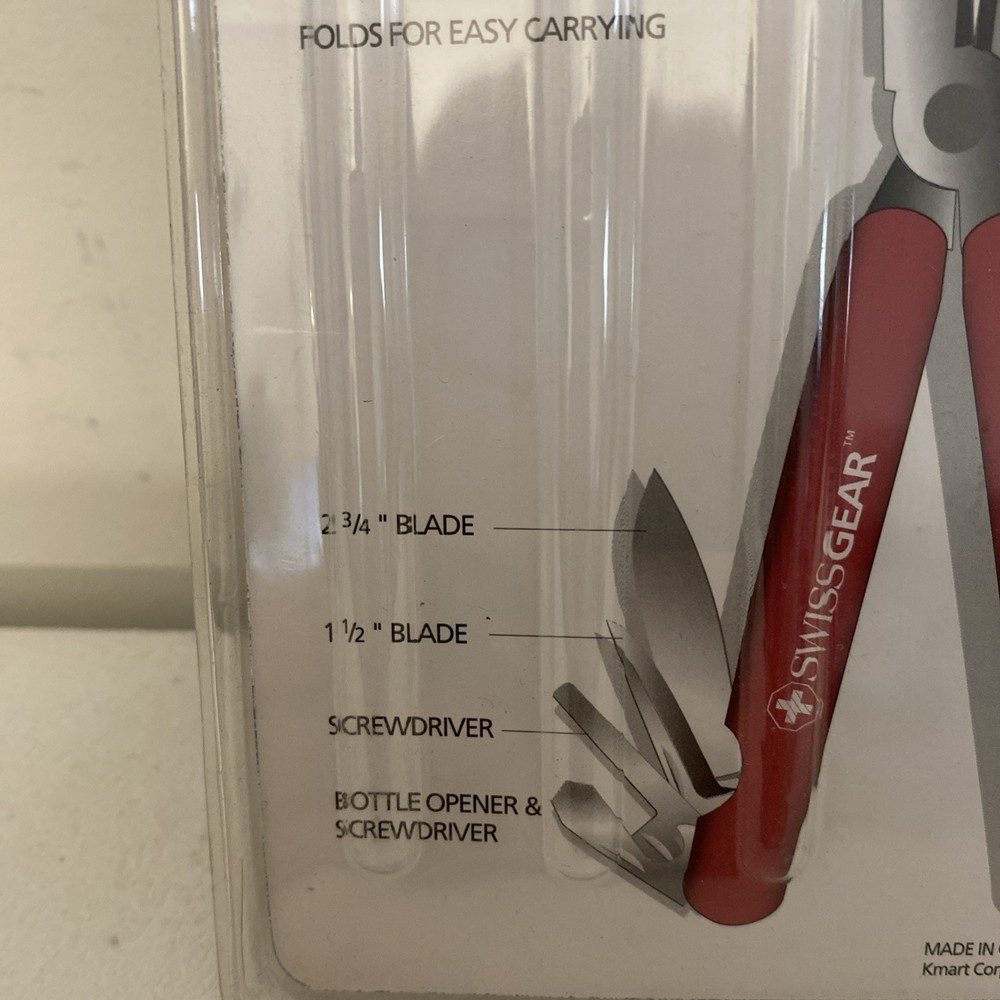 SwissGear Carbon Steel Multi-Function Pliers Multi Tool New In Package