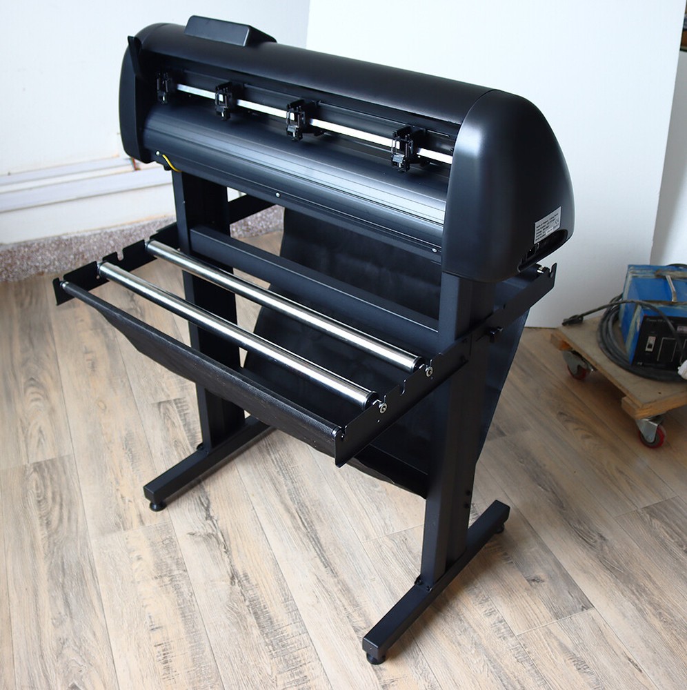 24" Vinyl Cutter Machine Cutting Plotter w/ LCD Screen Automatic Edge Inspection