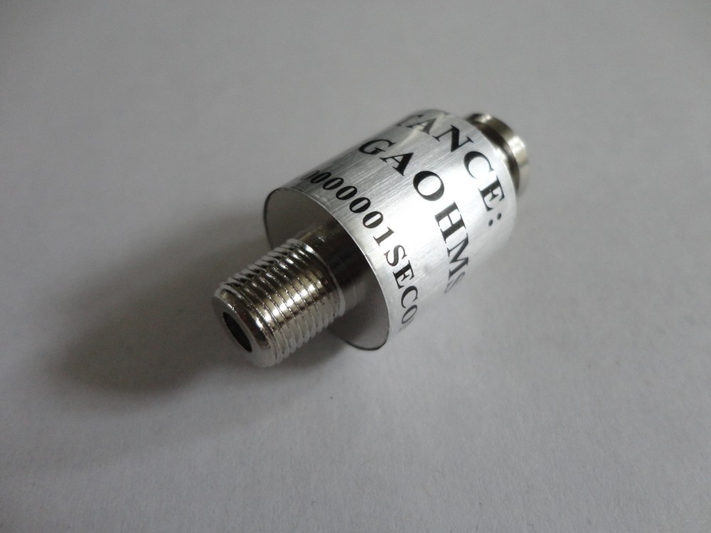 F Inline Coaxial Cable Surge Protector Suppressor Male/Female, Surgender, Silver