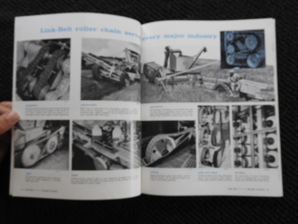 1962 Link-Belt Company Roller Chains & Sprockets Engineering Catalog 160+ pages