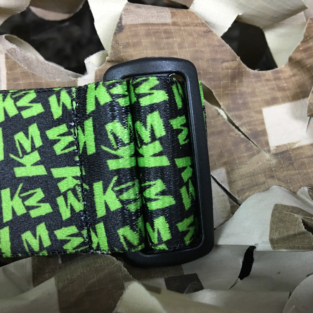 NEW KM Paintball Universal Mask Goggle Strap - 09 Da Strap Lime Green