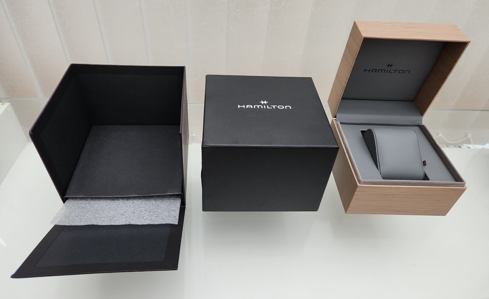 100% GENUINE ORIGINAL HAMILTON EMPTY  WATCH BOX