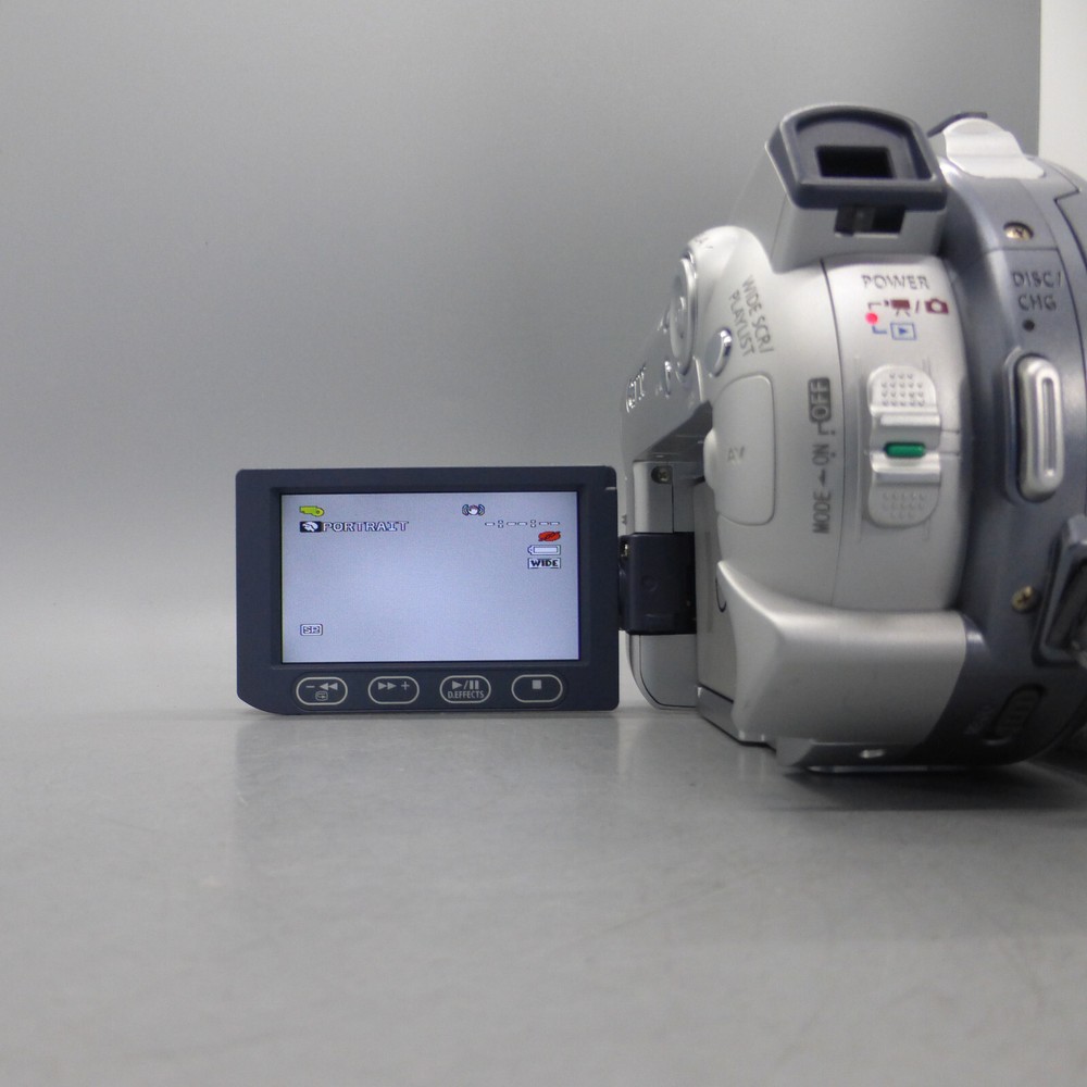 Canon DC100 Handheld DVD-RW Camcorder Silver Tested