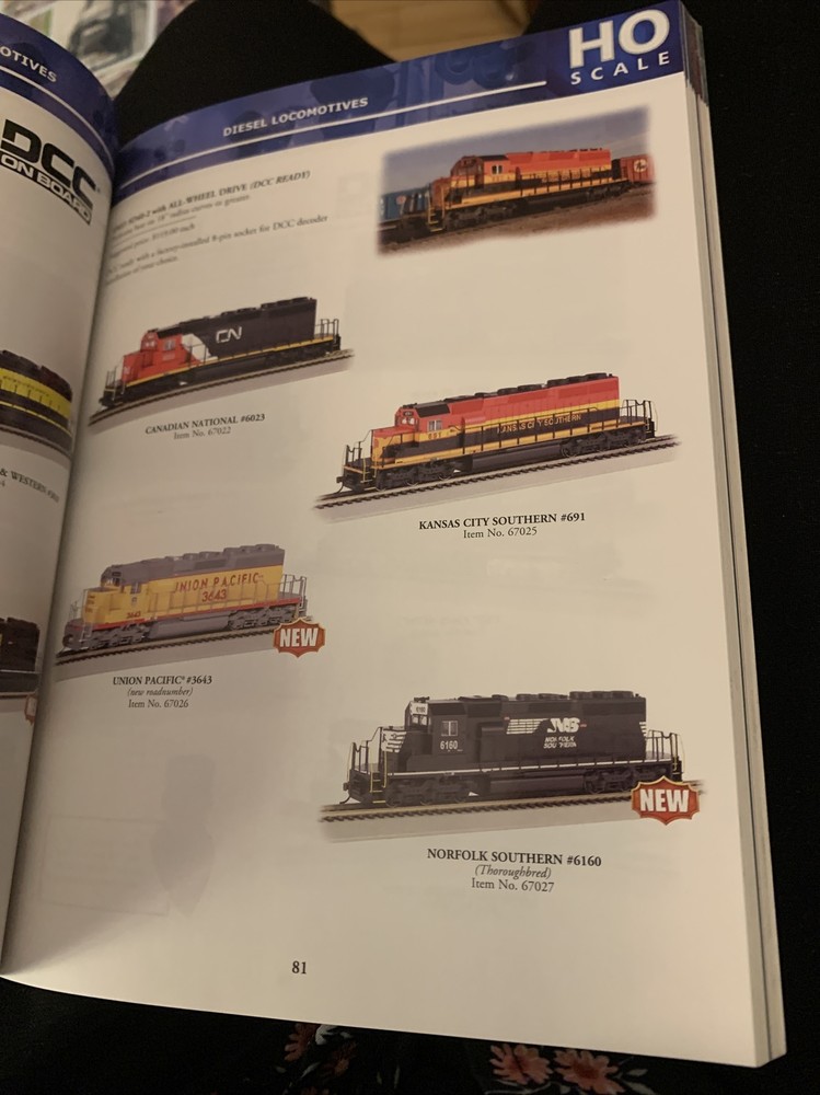 BACHMANN 2019 TRAIN CATALOG - NEW