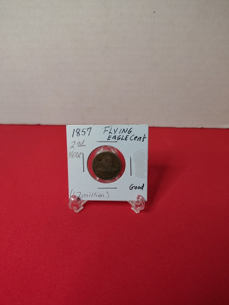 1857 1C Flying Eagle Cent Good