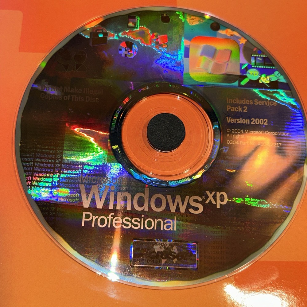 Microsoft Windows XP Professional SP2 Full English Retail MS WIN PRO