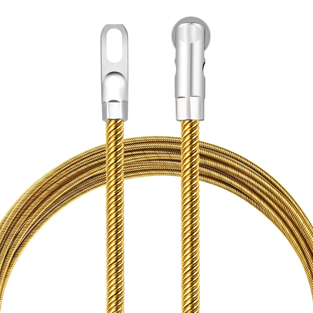 Fish Tape 33ft Wire Puller Running Electrical Wire Cable Pulley Head Spring, ...