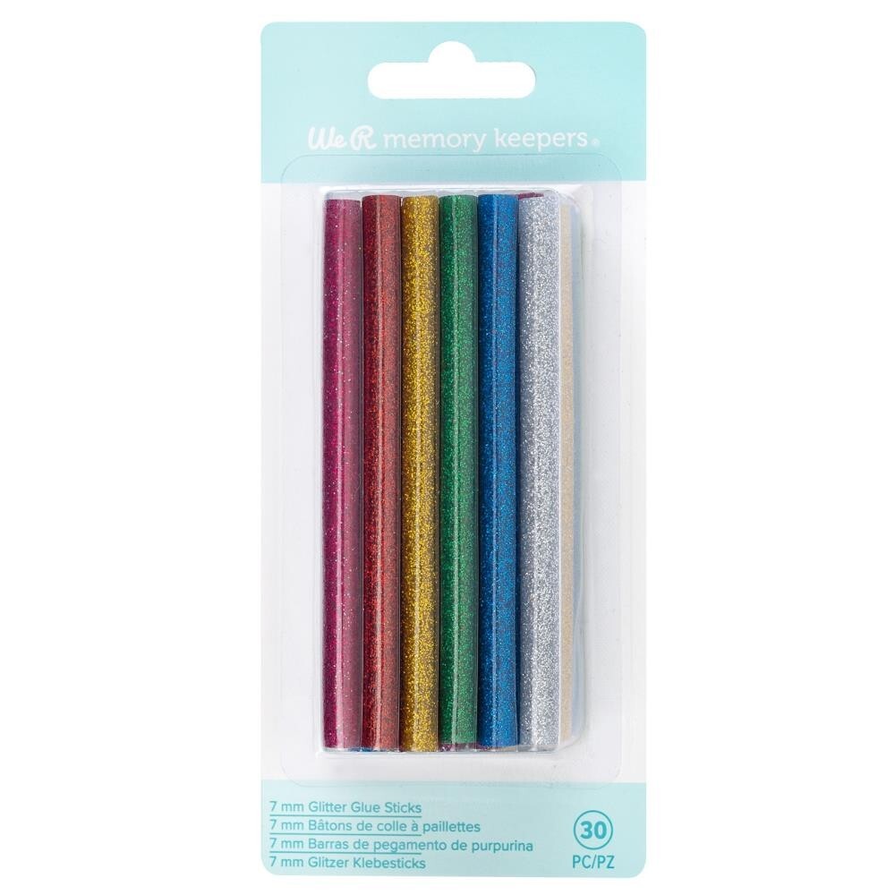 We R Memory Makers Creative Flow Hot Glue Sticks Multiple Colors Glitter