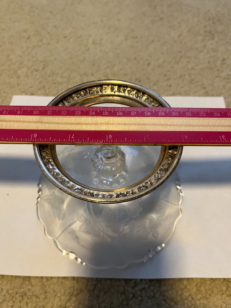 VIMTAGE BOARDMAN CANDY DISH STERLING PEDESTAL