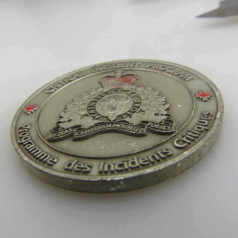 RCMP GRC CBRN FIRST RESPONDER PROGRAM CRITICAL INCIDENT PROGRAM CHALLENGE COIN