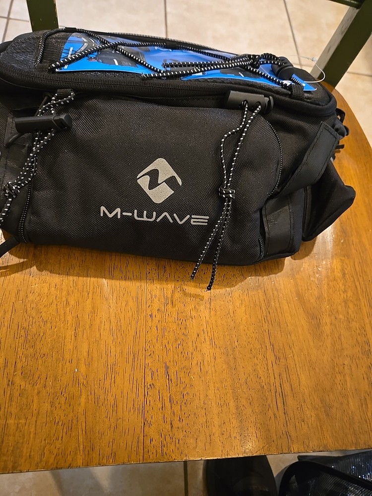 M-Wave Amsterdam Expandable Trunk Bag Black NWT