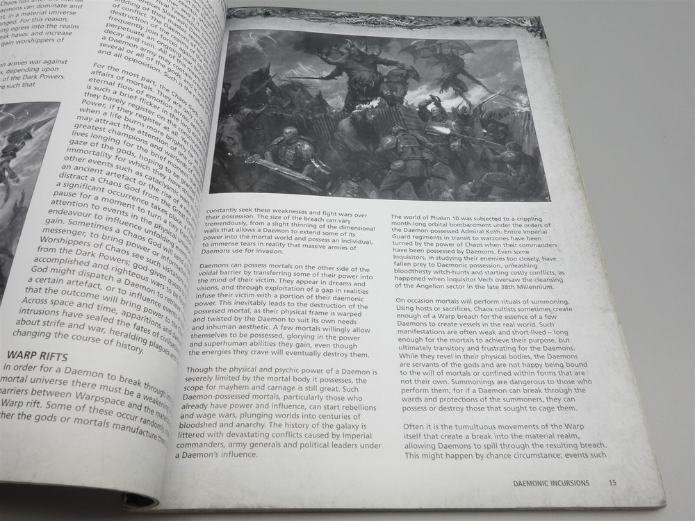 Warhammer Codex Army Book 40k - Chaos Daemons Hardback (current Ed)