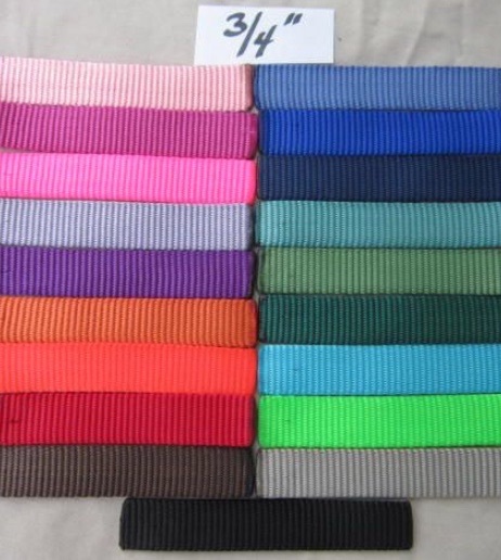 Embroidered personalized dog collars with name, etc.