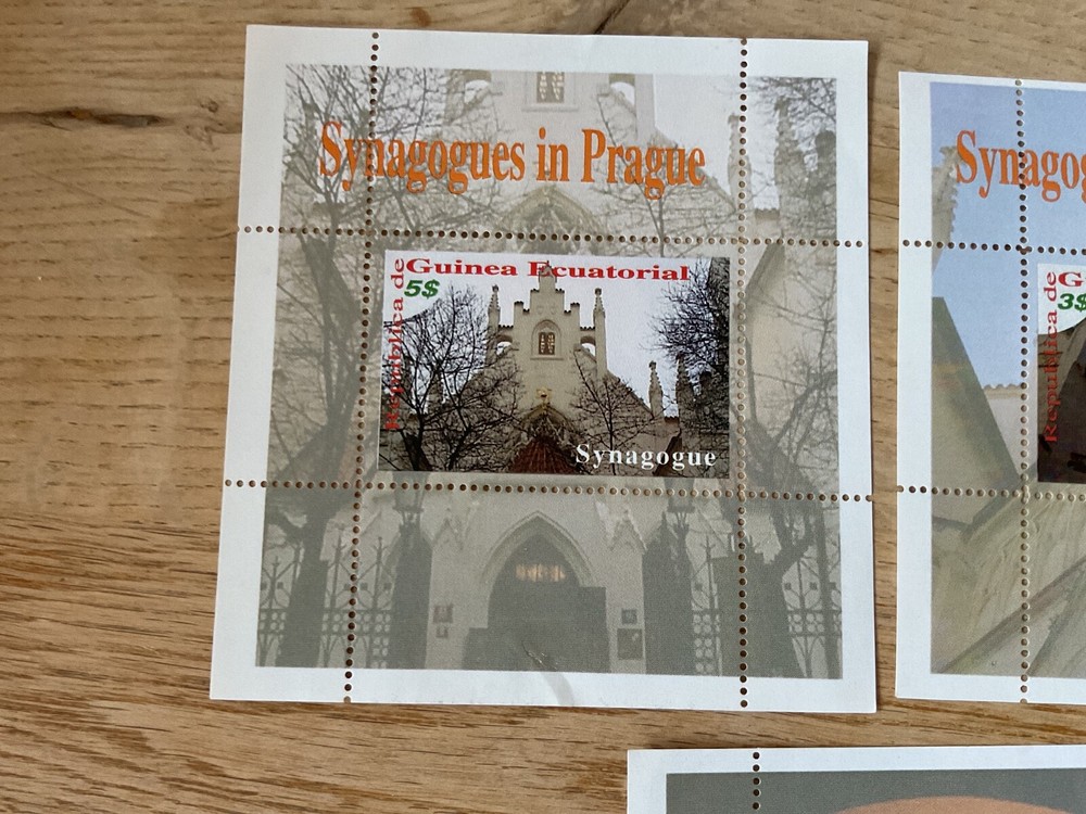 Synagogues mounted mint stamp sheets A23773