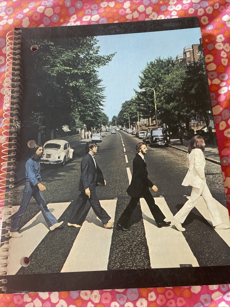 Vintage Beatles Spiral Notebook