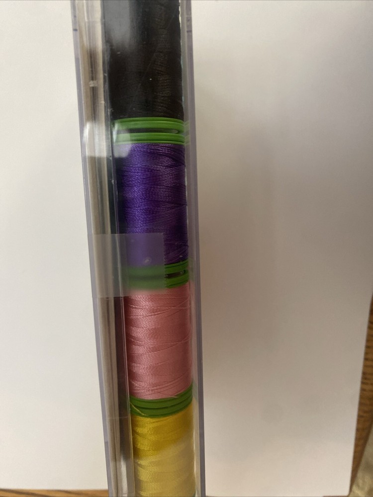 Alcazar 30 100% Viscose/Rayon Embroidery Thread 16 Spools Unopened Box Germany