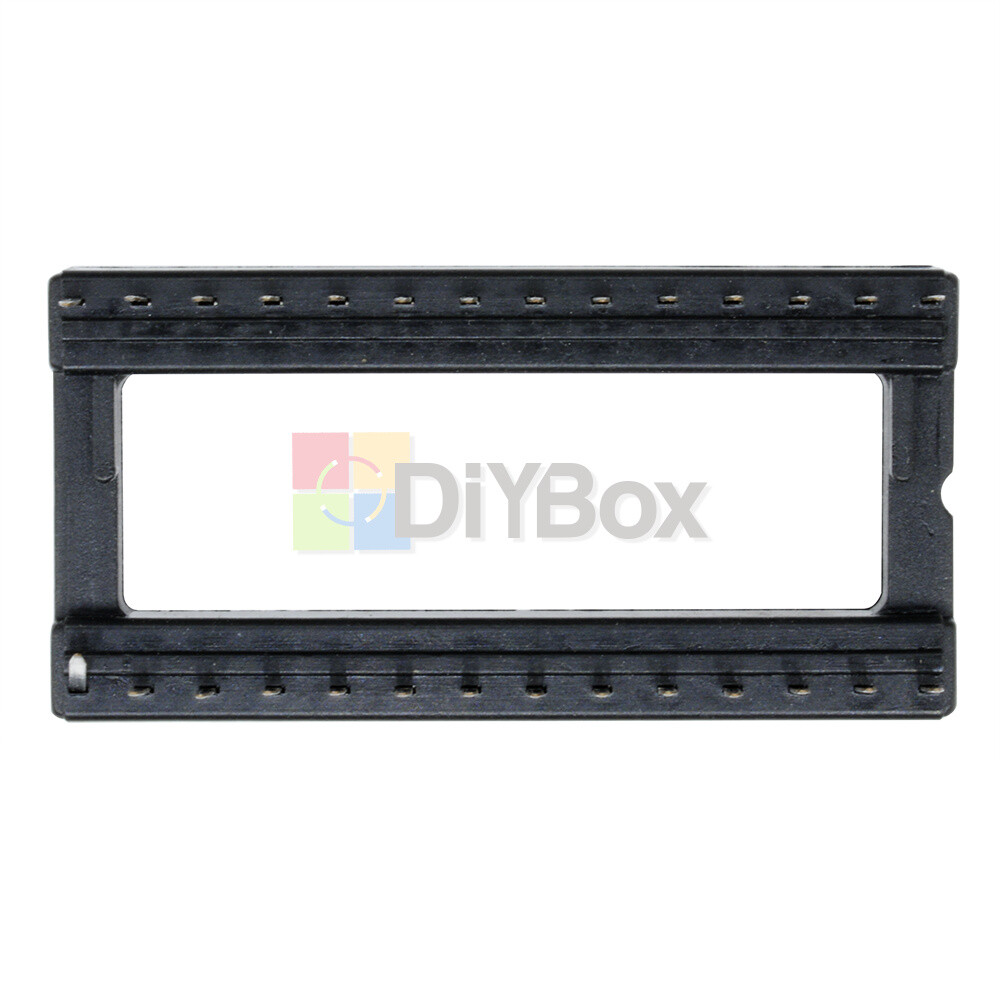 10Pcs 28pin IC sockets Adaptor Wide Type DIP-28 IC Socket Pitch Dual Wipe
