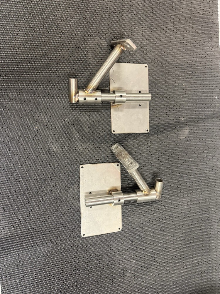 PAIR CUSTOM STAINLESS STEEL SPEAKER MOUNTS