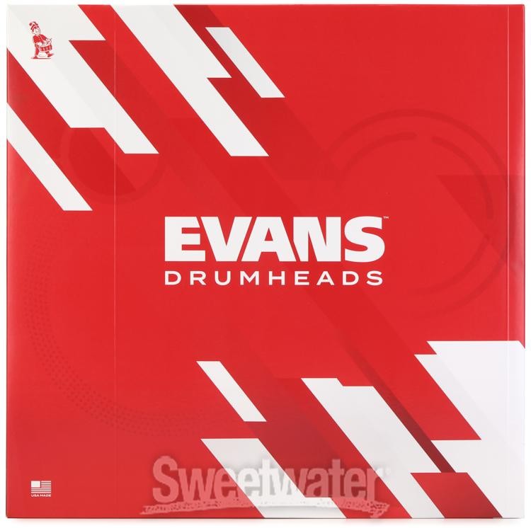 Evans Hybrid Marching Drumhead - 14" - Grey