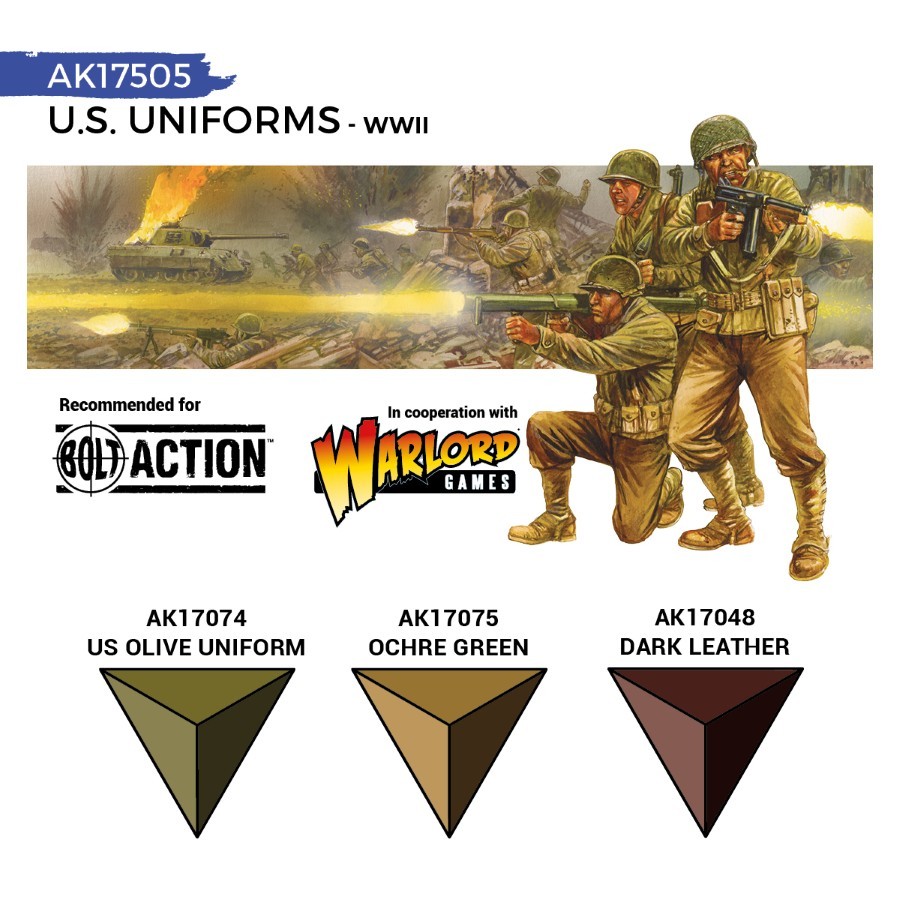AK Interactive: US Uniforms - QUICK GEN Set - AK17505