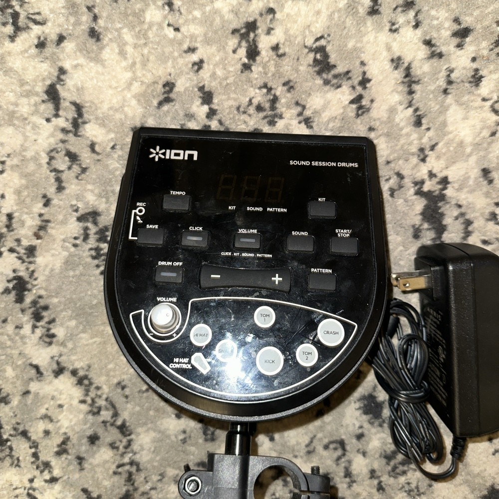 ION Sound Session Drums Electronic Control Module IED12 + AC plug | Tested, Work