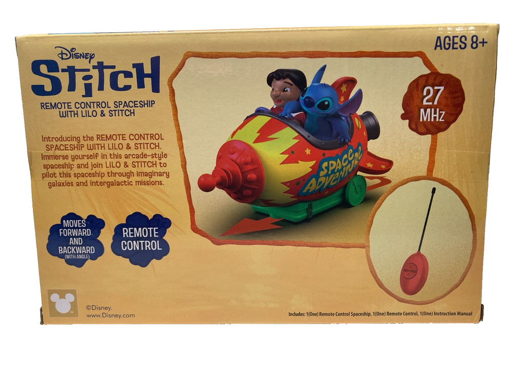 SPACESHIP ROCKET LILO & STITCH Remote Control Toy Disney Wireless