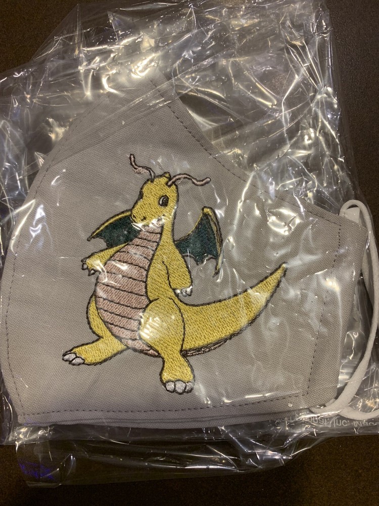 Pokemon Embrodery Face Mask