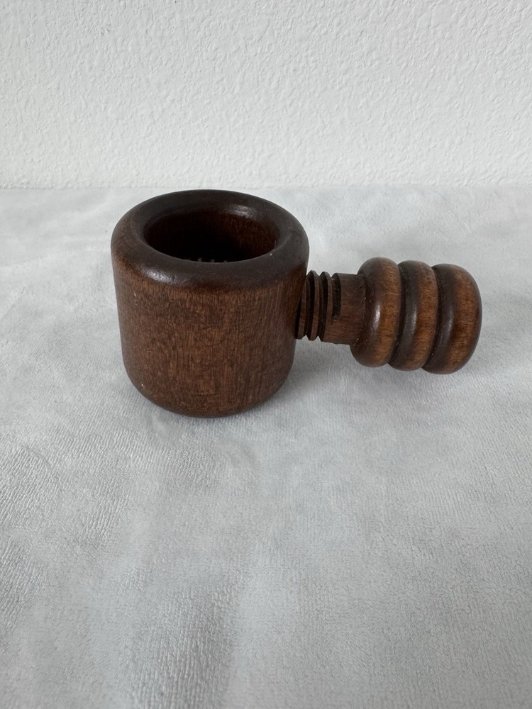 Wood Screw Nutcracker Nut Cracker 5.5” Vintage